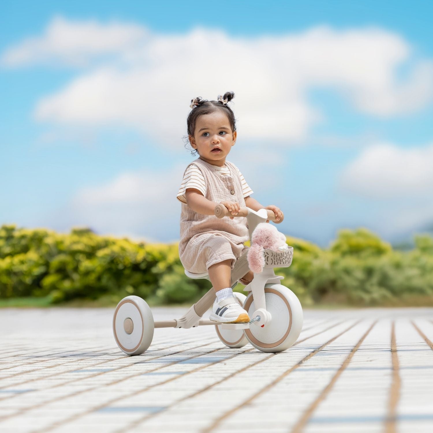 Triciclo de aprendizaje 2 en 1 ecológico