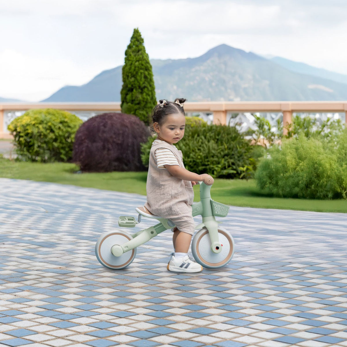 Triciclo Evolutivo 3 en 1 para niños de 1 a 3 años | Globber Learning Trike Verde