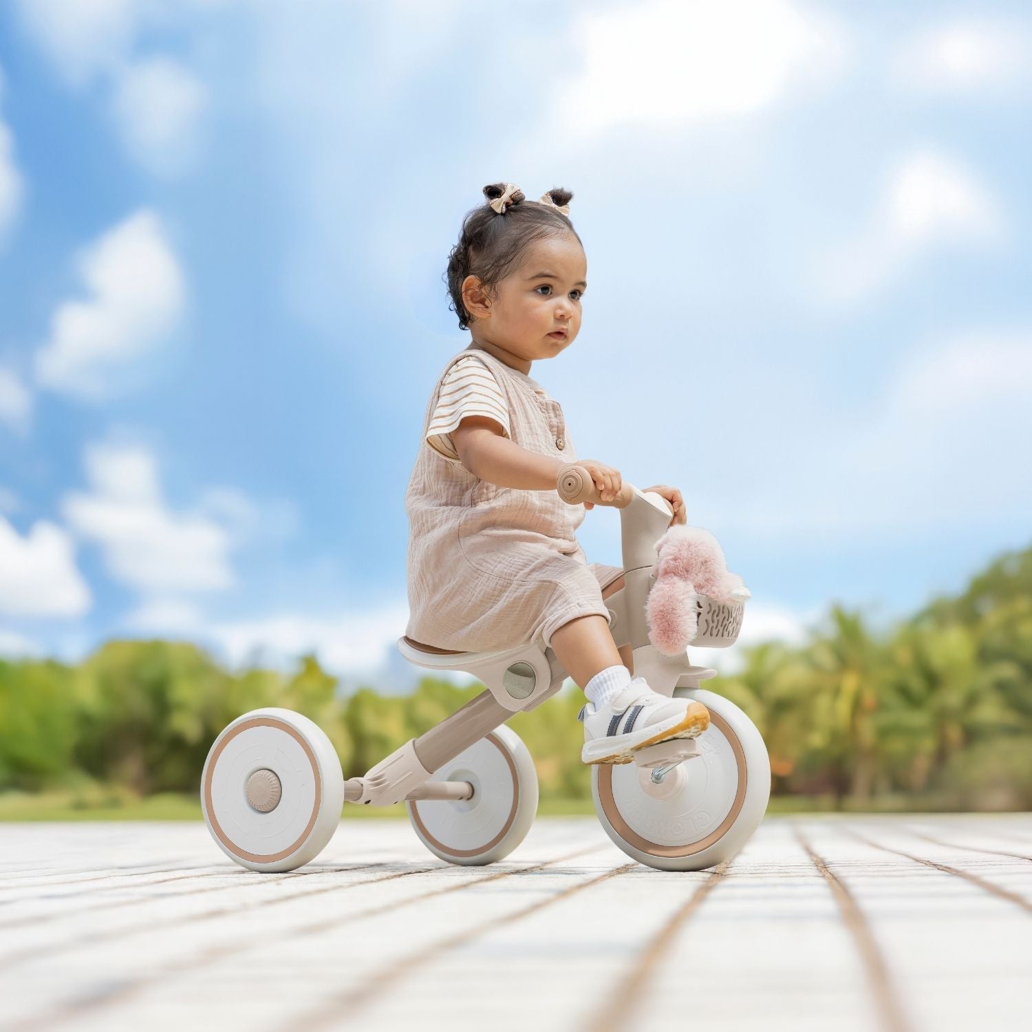 Triciclo de aprendizaje 2 en 1 ecológico