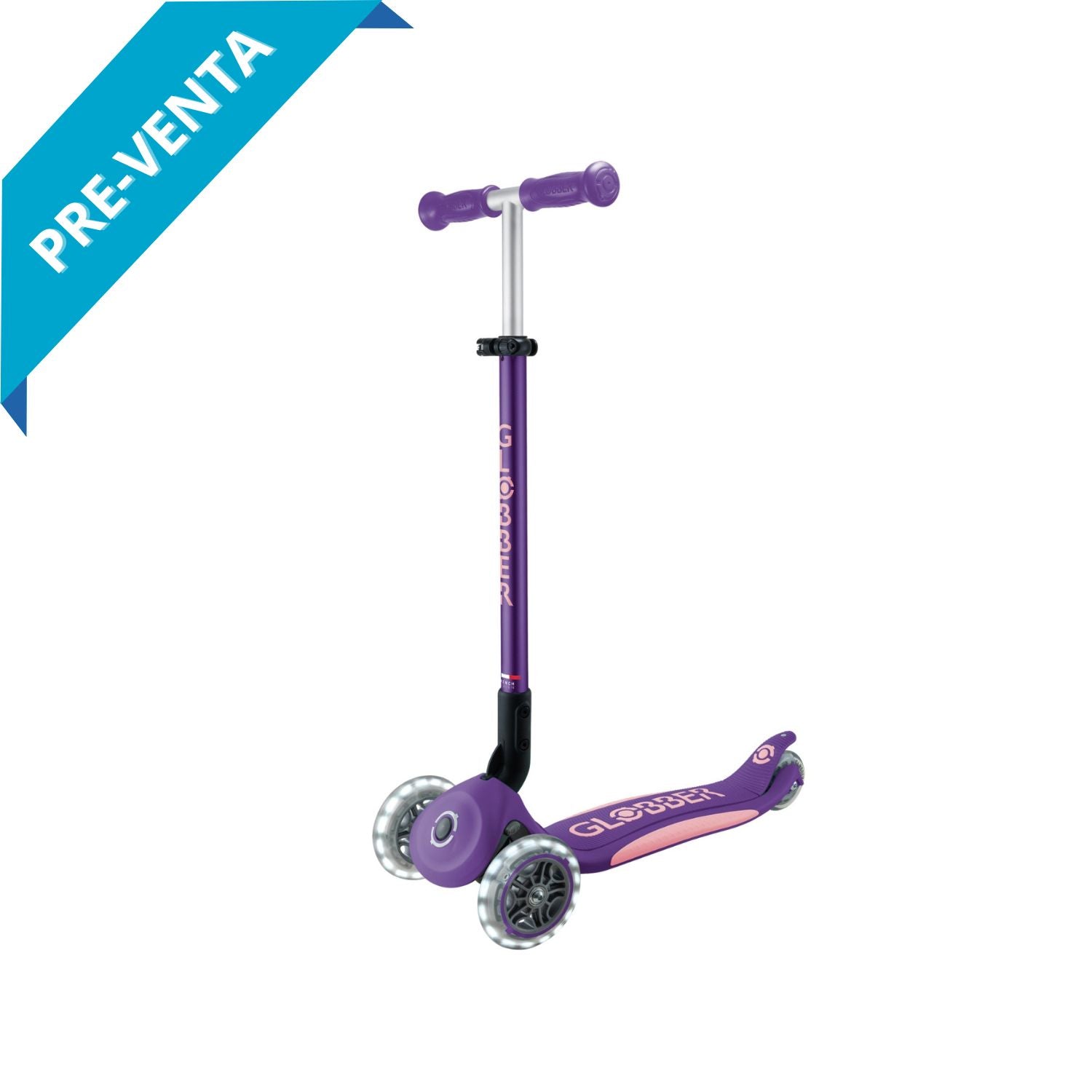 Globber Elite LED Morado