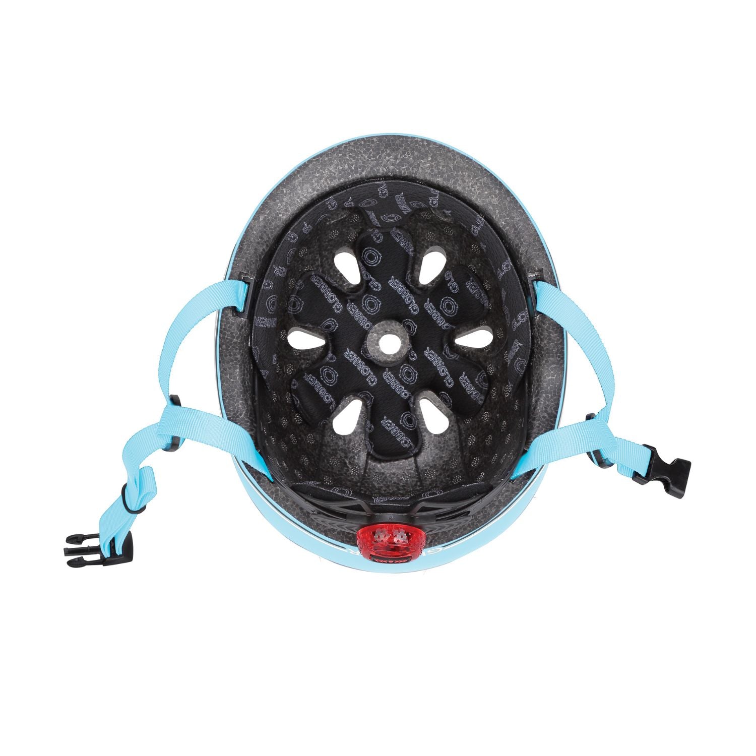 Casco Celeste Pastel LED XXS-XS