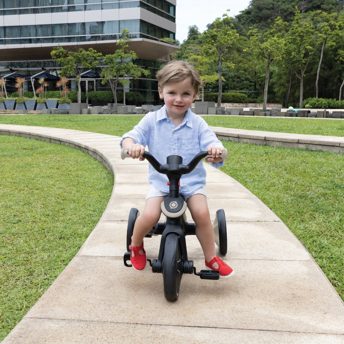 Triciclo 4 en 1 Explorer Trike Celeste v2