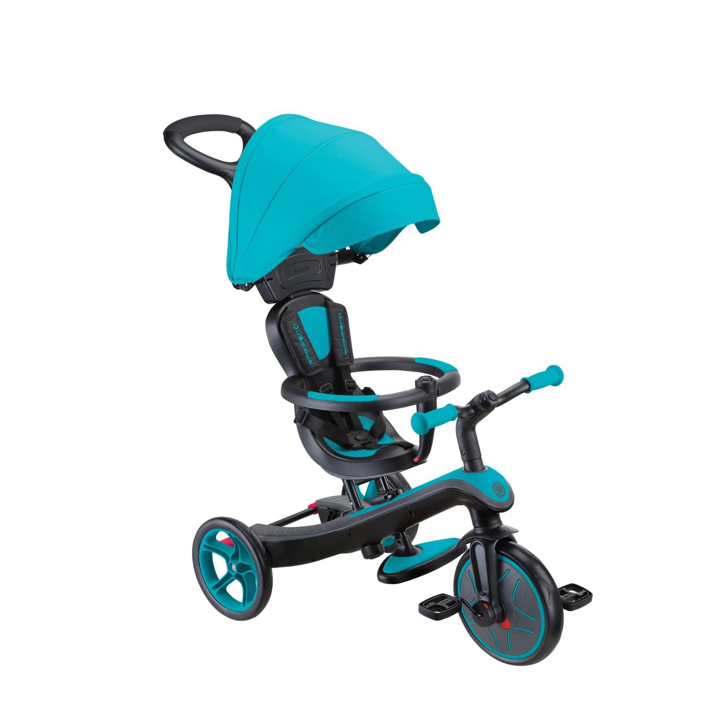 Triciclo 4 en 1 Explorer Trike Celeste v2