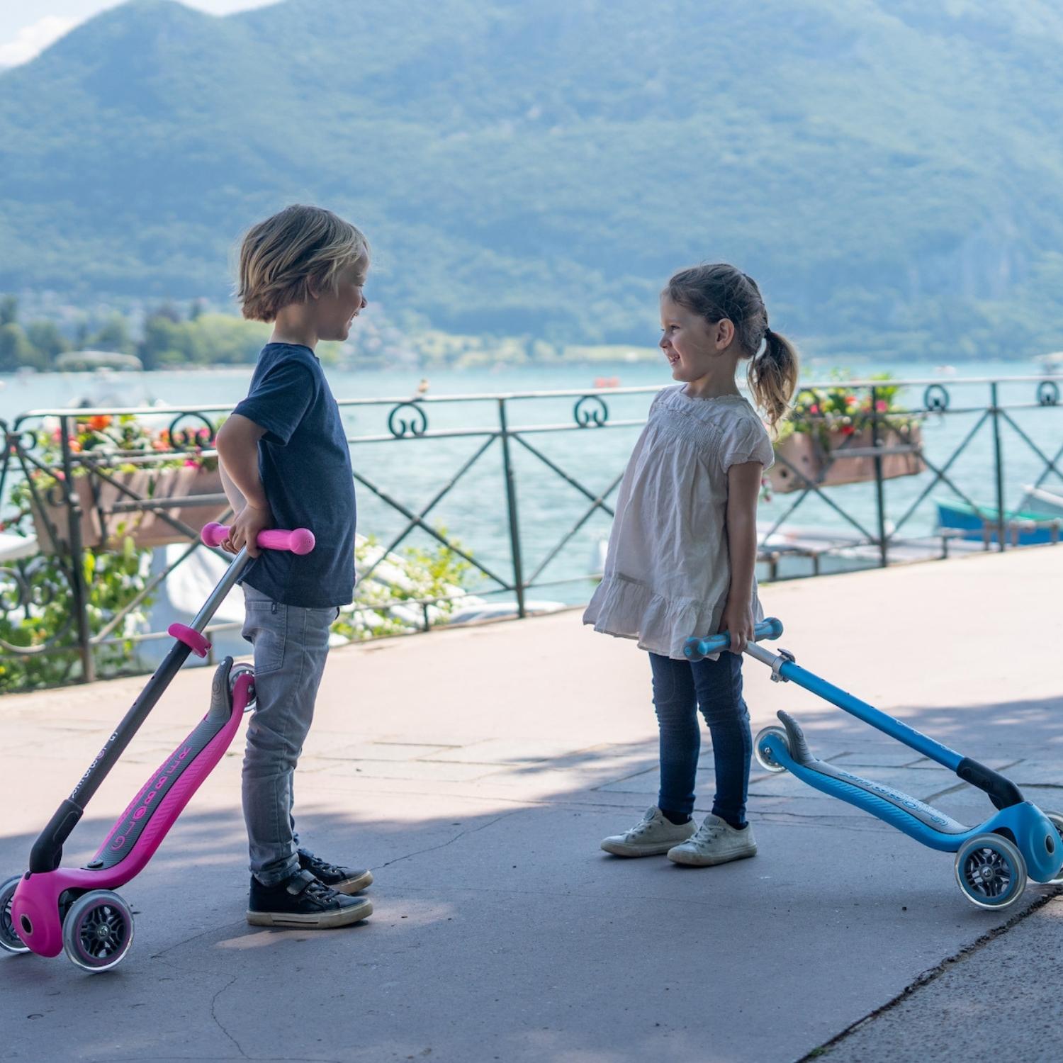 Globber Go Up Active LED verde