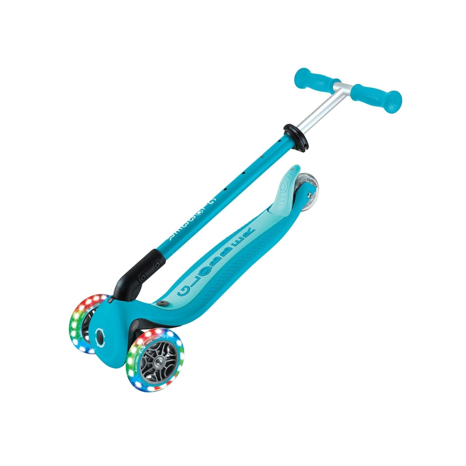 Globber Go Up Active LED 360 Celeste