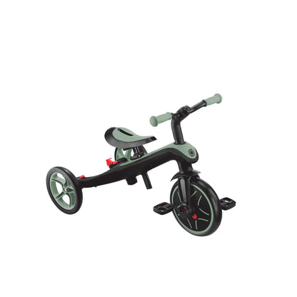 Triciclo Evolutivo 4 en 1 Globber Explorer Trike Verde olivo| De 10 meses a 5 años