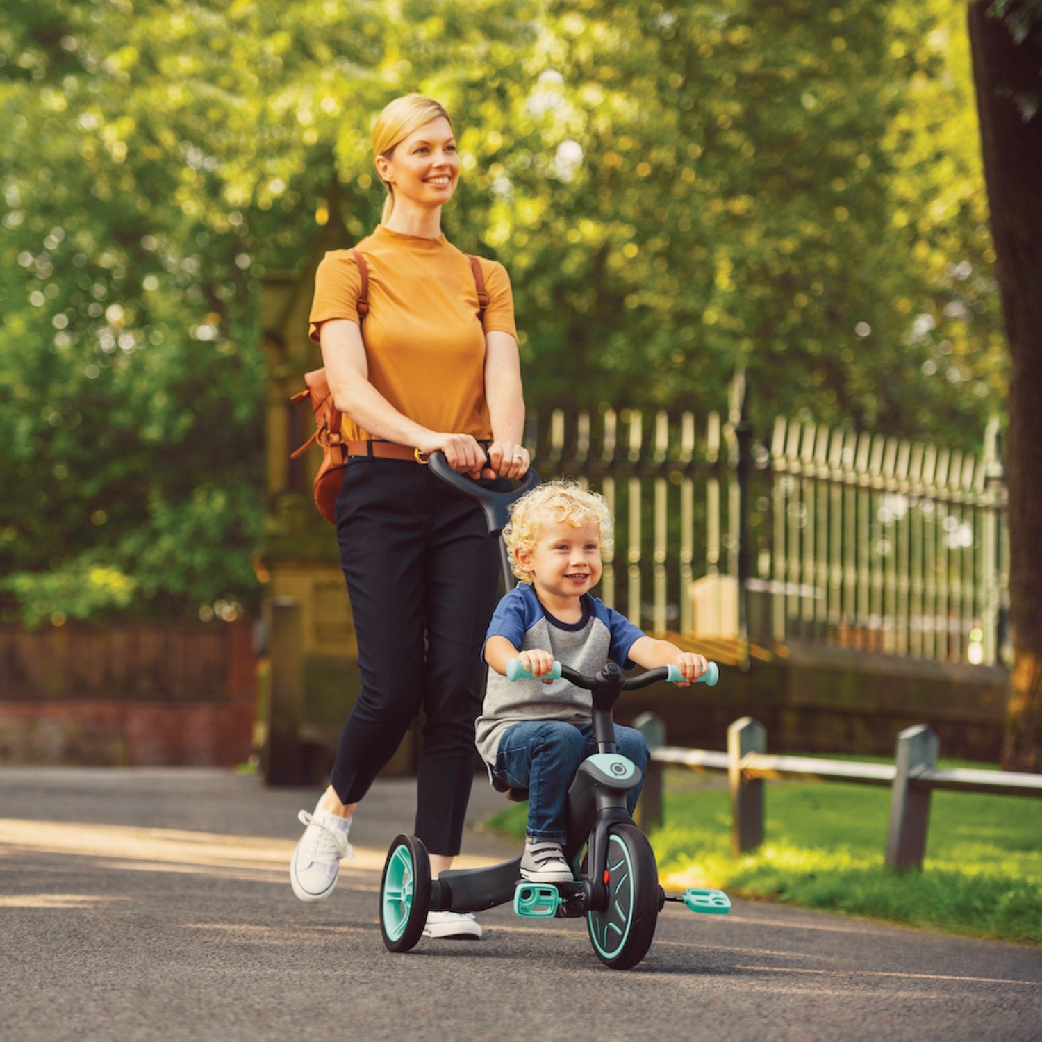 Triciclo 4 en 1 Explorer Menta