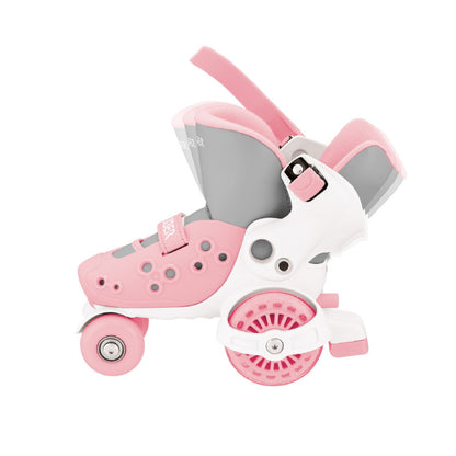 Globber Learning Skates Rosado Pastel – Patines de 4 Ruedas para Niños