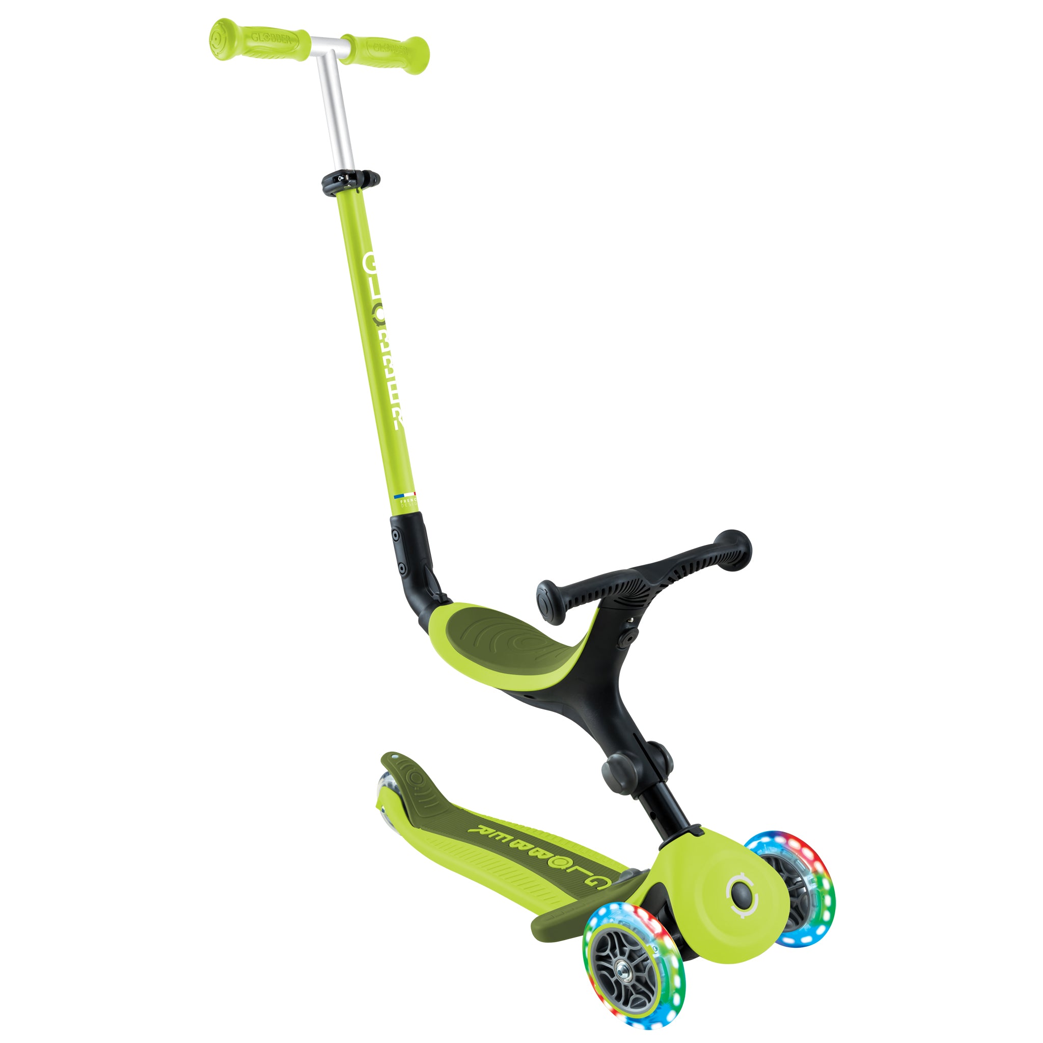 Globber Go Up Active LED verde
