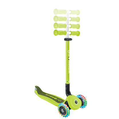 Globber Go Up Active LED verde