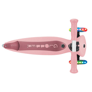 Globber Go Up Active LED rosado pastel