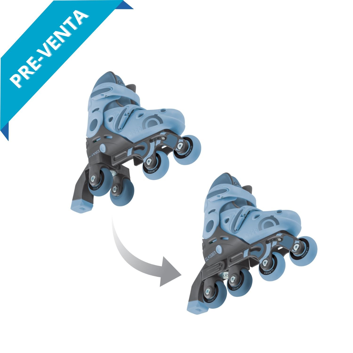 Patines de aprendizaje Azul acero