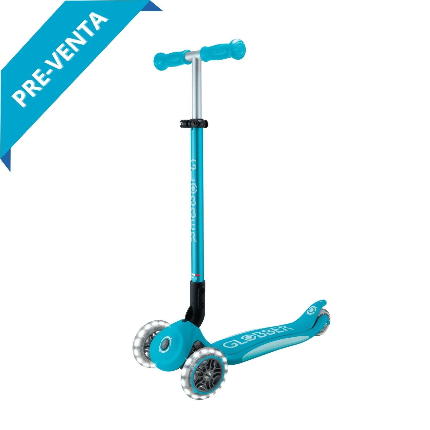 Globber Elite LED Celeste