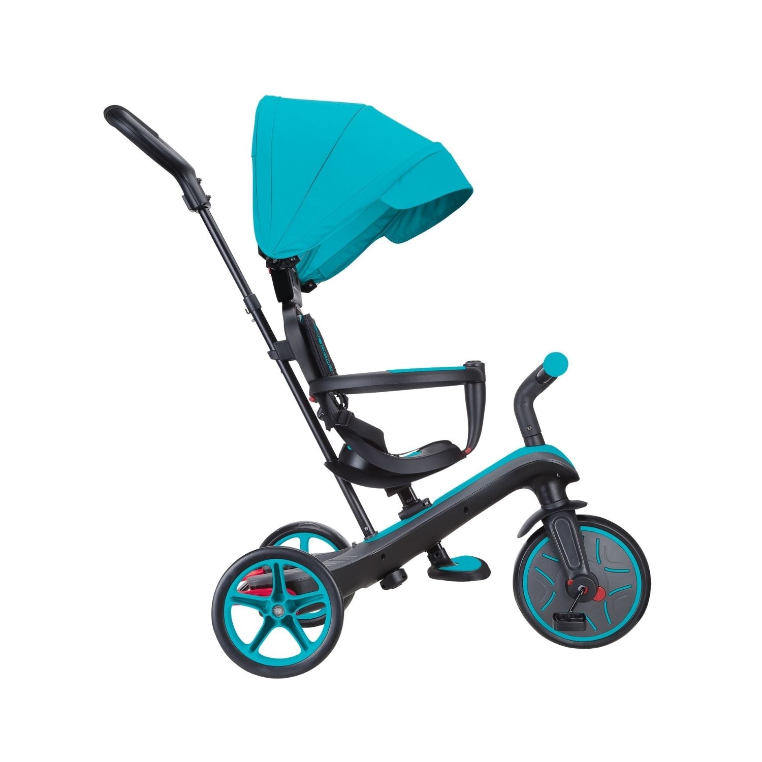 Triciclo 4 en 1 Explorer Trike Celeste v2