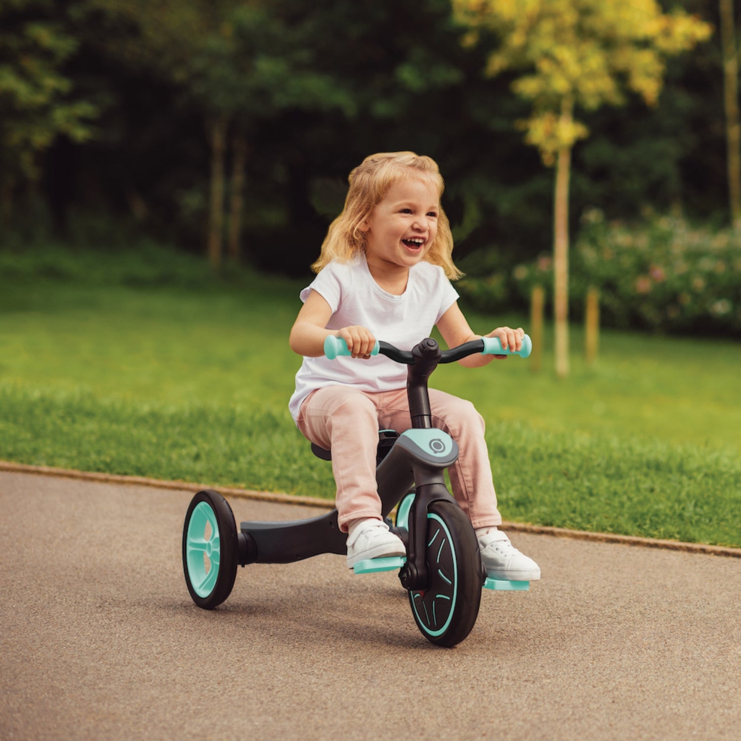 Triciclo 4 en 1 Explorer Teal