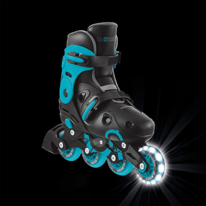 Patines lineales Go Skates Celeste Negro
