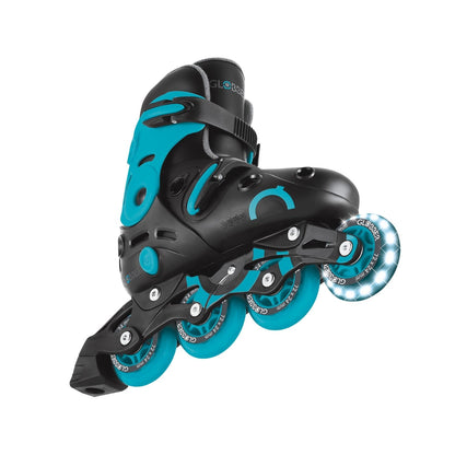 Patines lineales Go Skates Celeste Negro