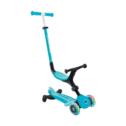 Globber Go Up Active LED 360 Celeste