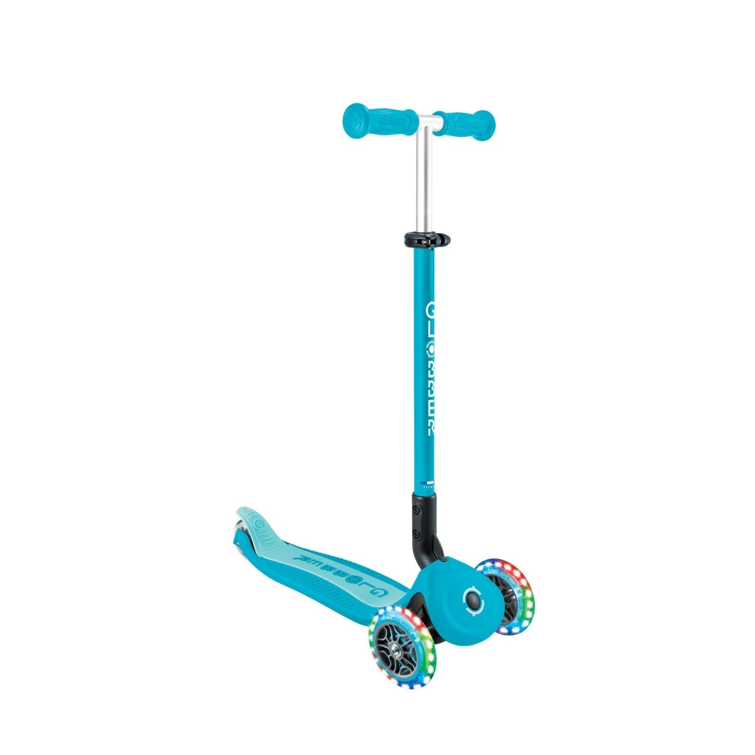 Globber Go Up Active LED 360 Celeste