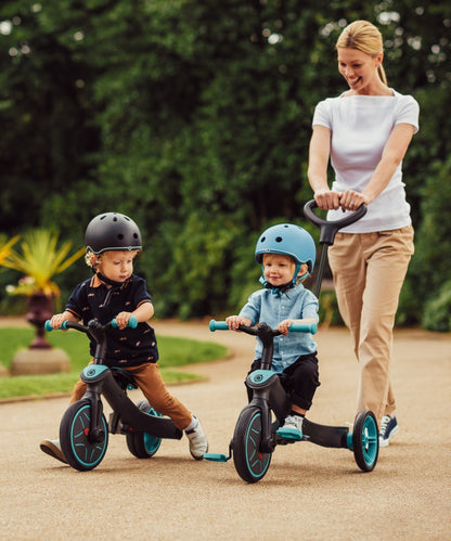Triciclo Evolutivo 4 en 1 Globber Explorer Trike Verde olivo| De 10 meses a 5 años