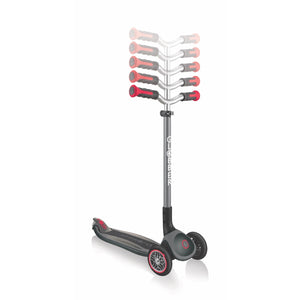 Scooter Globber Master Gris con rojo 2