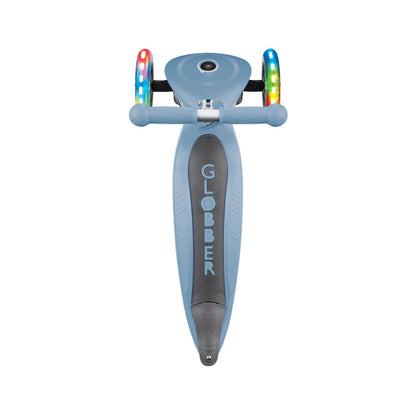 Globber Primo Plegable LED Azul Acero