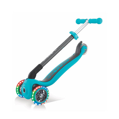 Scooter Globber Primo Plegable LED Turquesa 4