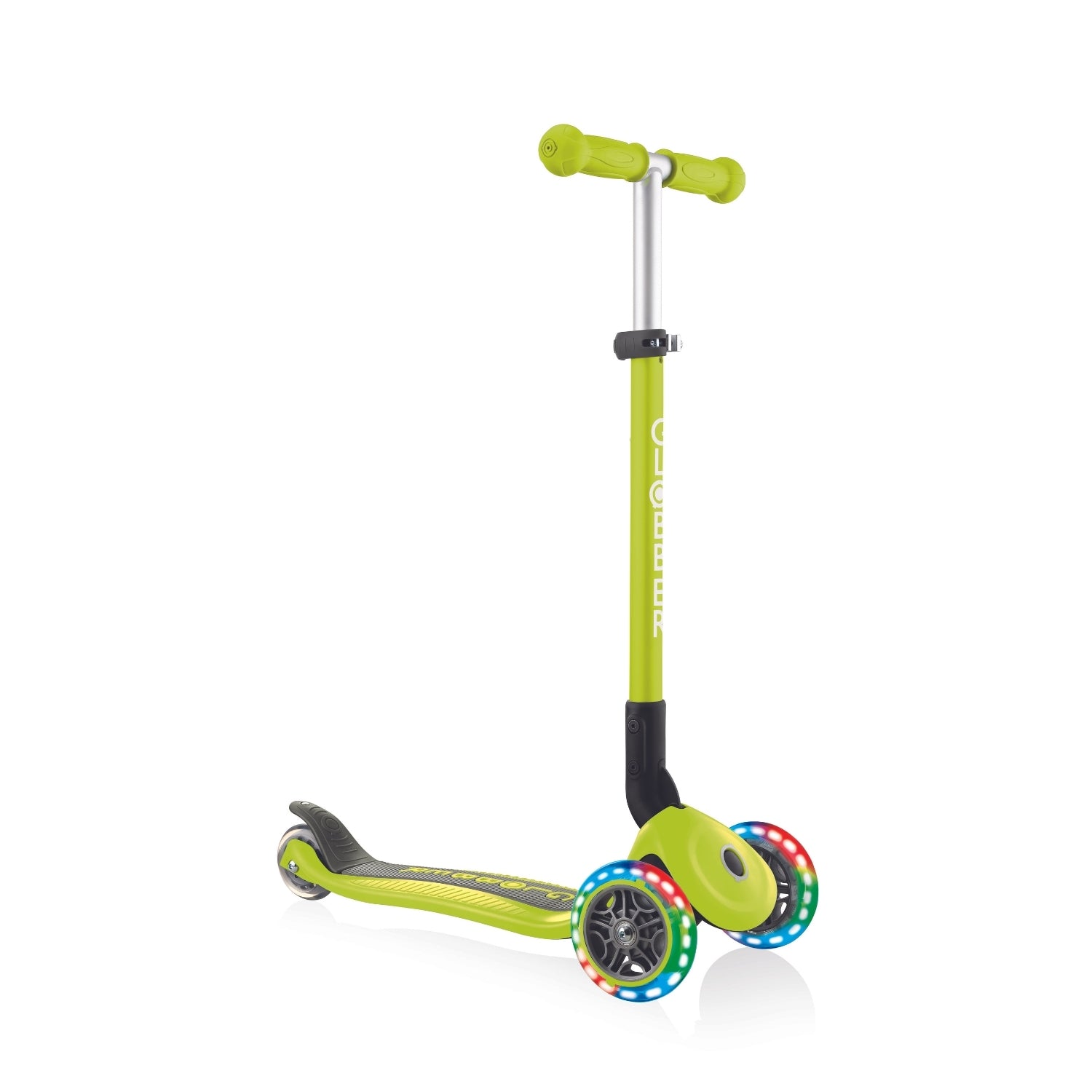 Scooter para niños Globber Primo Plegable LED Verde – GlobberPeru